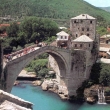 most pez eku Neretvu v Mostaru